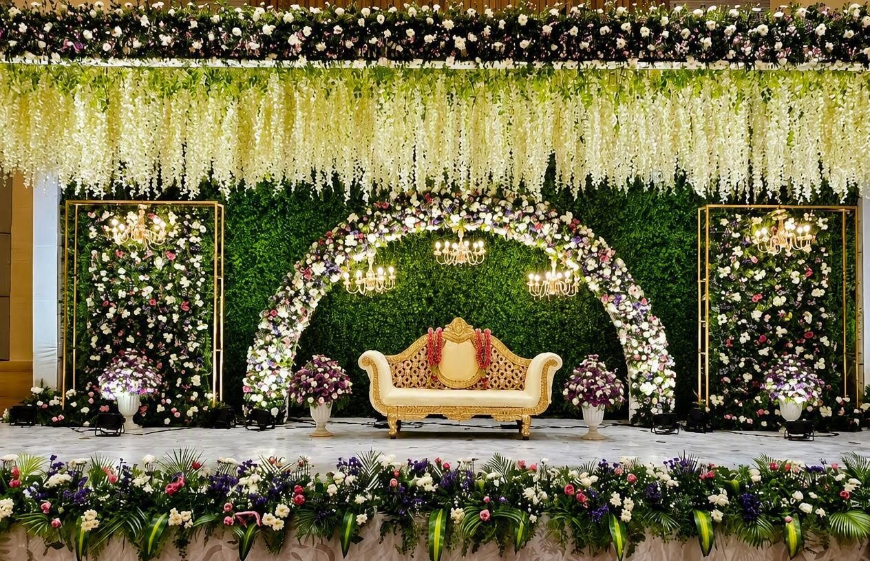 Srivari Traditional Decoration Stage